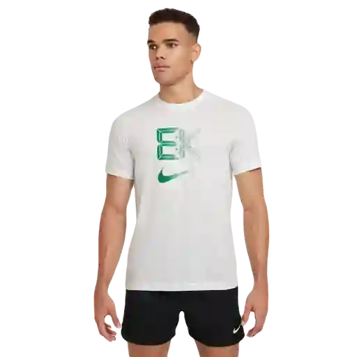 Nike Camiseta M Df Tee Kipchoge Para Hombre Blanco HF6159-121