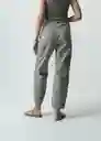 Pantalón Sorci Mujer Verde Calma Medio T 8 432G384 Naf Naf