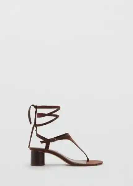 Sandalias Jamaica Chocolate Talla 38 Mujer Mango