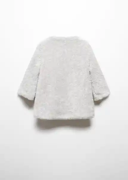 Abrigo Boni Gris Claro Vigore Talla 69 Niña Mango