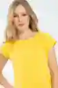 Camiseta Libby Color Amarillo Puro Talla S Ragged