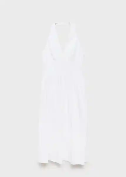 Vestido Valenti Offwhite Talla S Mujer Mango