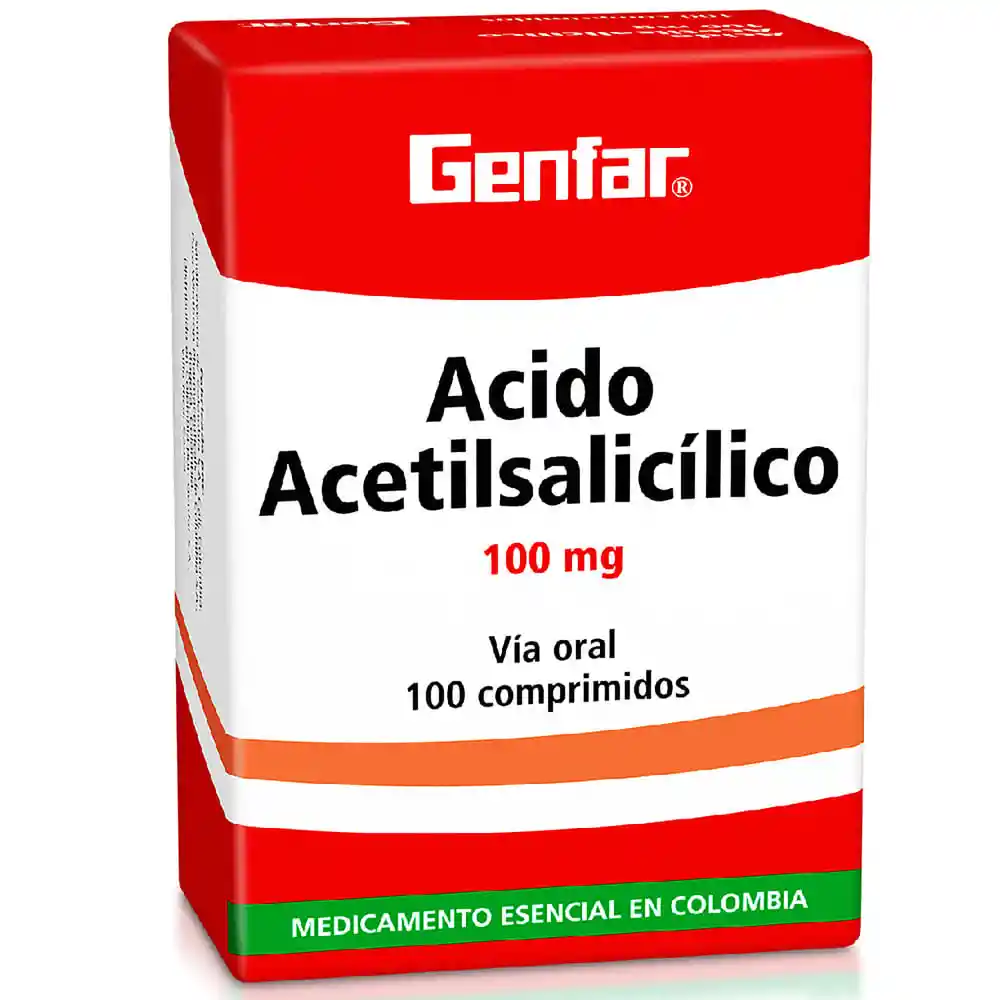 Genfar Acido Acetilsalicílico (100 mg)
