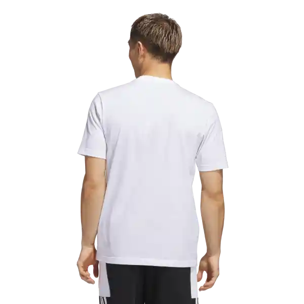 Adidas Camiseta C Camo Box T Manga Corta Hombre Blanco Talla M
