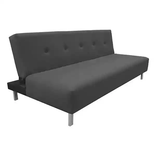Sofa Cama Ecocuero Negro Finlandek Sofca Negr