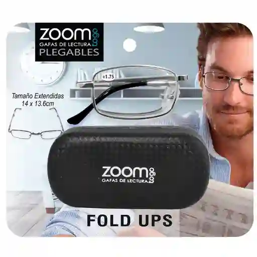 Zoom Togo Gafas Lectura Fold Ups 1 Bl­ster Aumento 1.