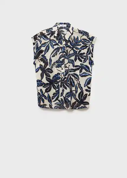 Camisa Merci Crudo Talla M Mujer Mango