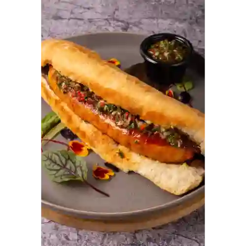 Choripán de Chicharrón