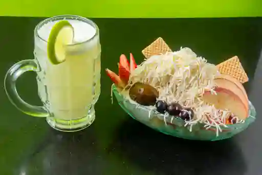 Ensalada Corriente con Limonada