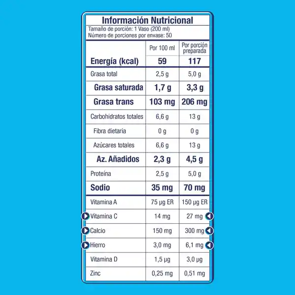 Leche en polvo EL RODEO x 1250g