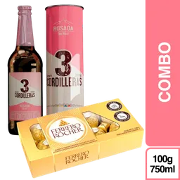 Combo Valentine's Day + 3 Cordi Ros Special 750 mL + Ferrero Rocher 100 g