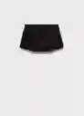 Falda Lazito Negro Talla 34 Mujer Mango