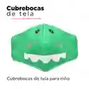 Miniso Tapabocas En Tela Reutilizable Estampado De Dinosaurio