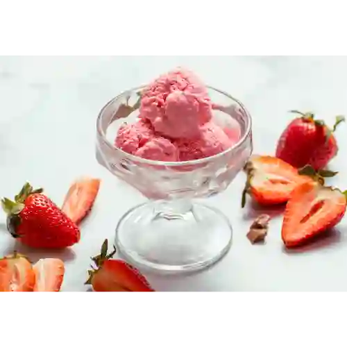 Helado de Proteina 100% Whey Sabor Fresa