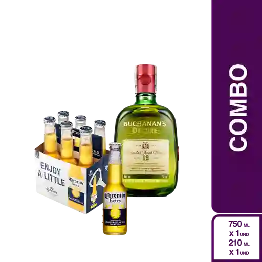 Combo Buchanans Deluxe + Coronita Extra Cerveza Lager