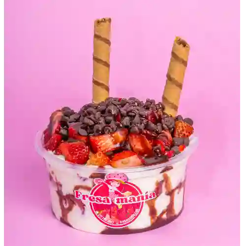 Vaso de 12oz con Salsa de Chocolate