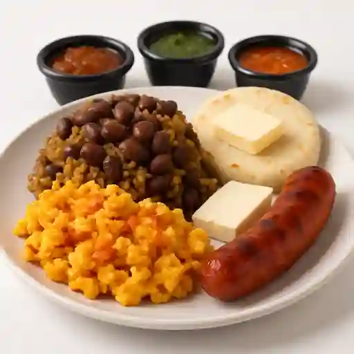 Calentao con Chorizo