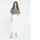  Camisa Hoambo Mujer Verde Agave Oscuro Talla M Naf-Naf 