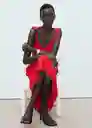 Vestido Kim Rojo Talla M Mujer Mango