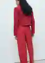 Chaqueta Rosso Rojo Talla XL Mujer Mango