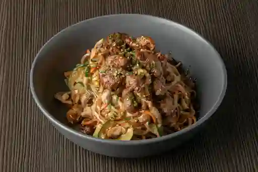Fideos de Lomo Teriyaki