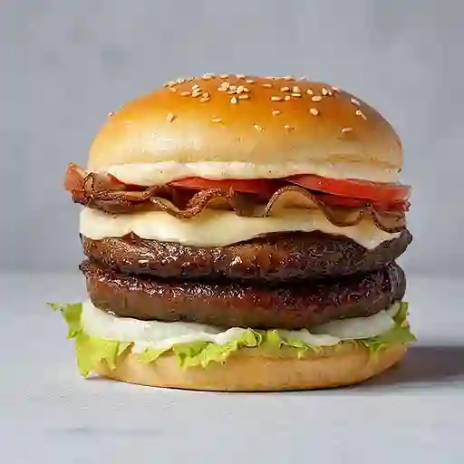Hamburguesa Doble Carne.