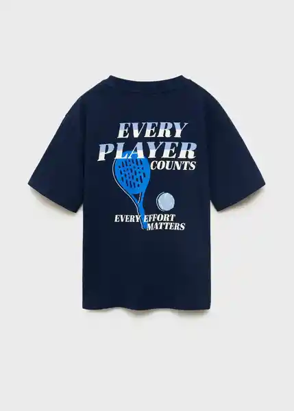 Camiseta Player Navy Talla 12 Niños Mango