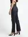  Pantalon Percival Negro Puro Ultra Oscuro Talla 12 Naf-Naf 