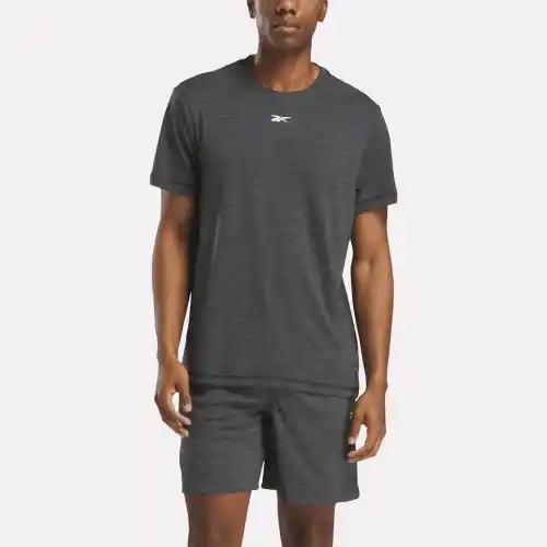 Reebok Camiseta Train Melange Tech Tee Manga Corta Gris T L