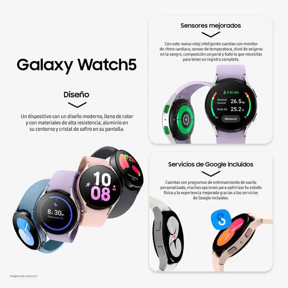 Samsung Galaxy Watch 5 Rosa Oro 40 mm SM-R900NZDALTA