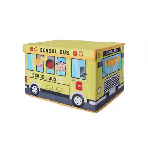 Organizador de Tela Grande Con Tapa Serie Miniso Amarillo Miniso