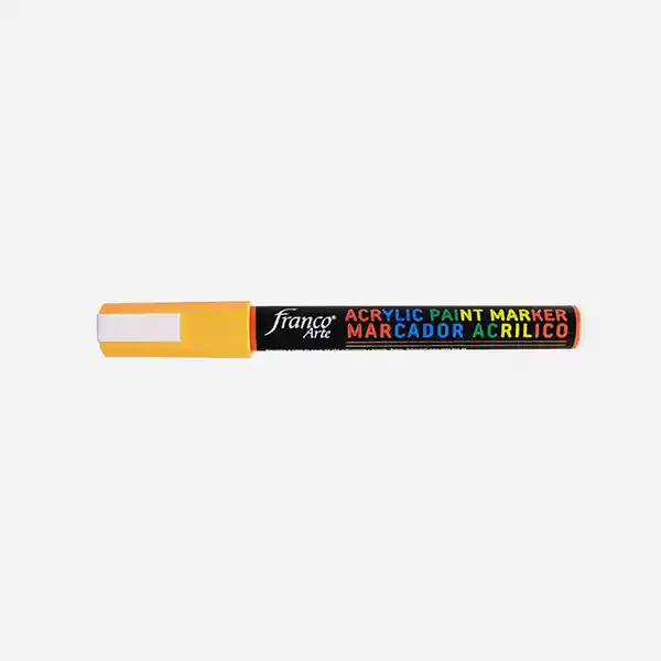 Acrylic Paint Marker Marcador Acrílico Naranja (F04)