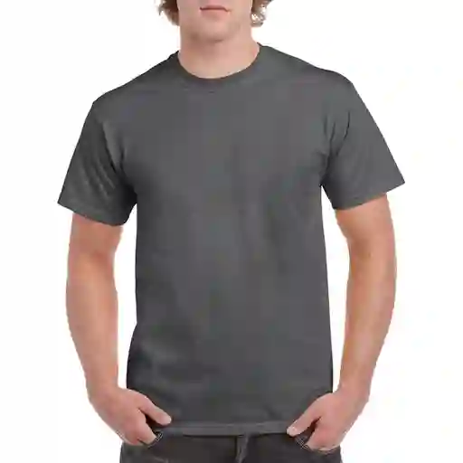 Gildan Camiseta Adulto Jaspe Oscuro Talla M