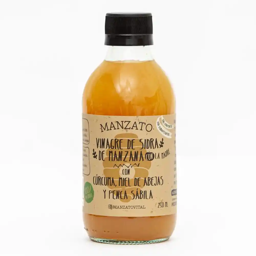 Manzato Vinagre De Sidra De Manzana