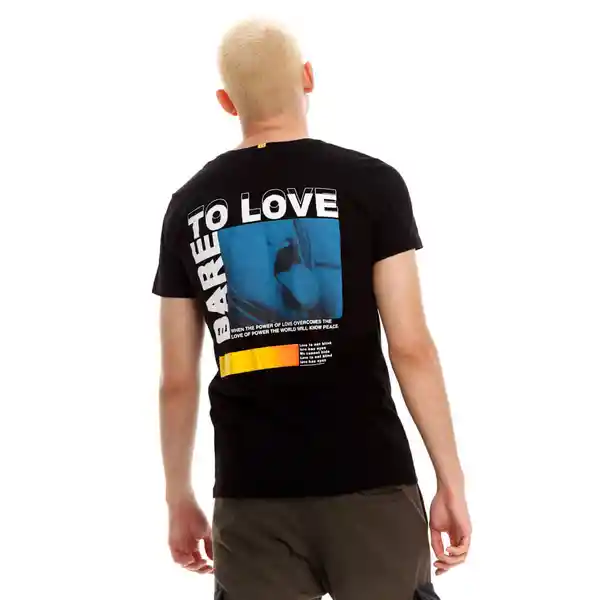 Pilatos Camiseta Love is Not Blind Negro Talla XL