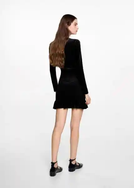 Vestido Beev Negro Talla 19 Teen Niñas Mango