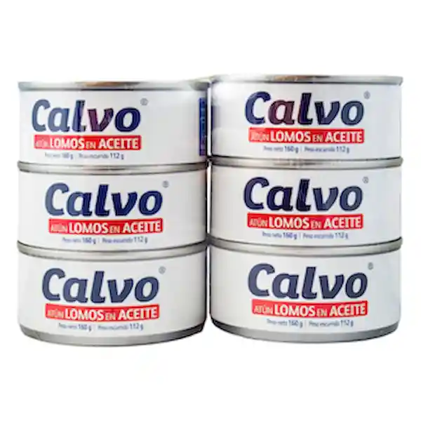 Calvo Atún Lomos en Aceite