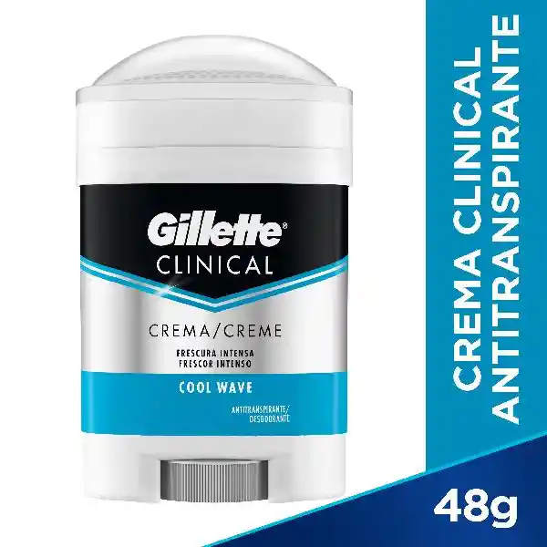 Gillette Desodorante en Crema Clinical Cool Wave