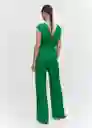 Enterizo Mono Gabriela Verde Talla M Mujer Mango