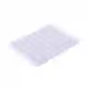 Toalla Infantil Para Baño de Algodón Con Rayas Gris Miniso
