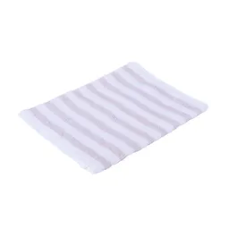 Toalla Infantil Para Baño de Algodón Con Rayas Gris Miniso
