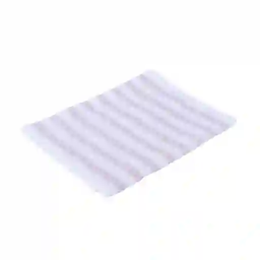 Toalla Infantil Para Baño de Algodón Con Rayas Gris Miniso