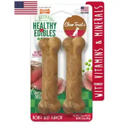 Nylabone Snack Para Perro Longer Lasting Roast Beef Regular