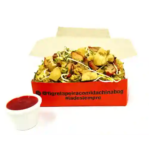 Medio Arroz Pollo y Cerdo