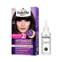 Tinte Palette Color Creme 3-0 Castaño Oscuro + Oxigenta Gratis