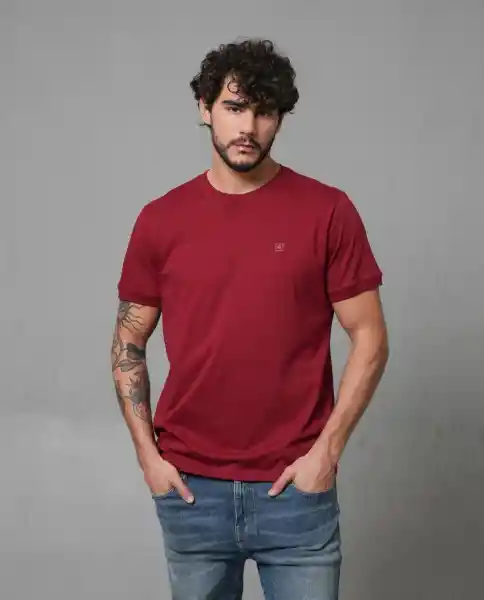 Camiseta Hombre Rojo M 100G005_ROJ191656 Rifle