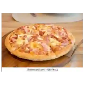 Pizza Jamón y Queso Mediana