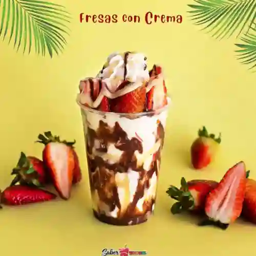 Fresas con Crema