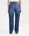 Jean Medium Rise- Boy Azul Clásico Oscuro 6 Chevignon