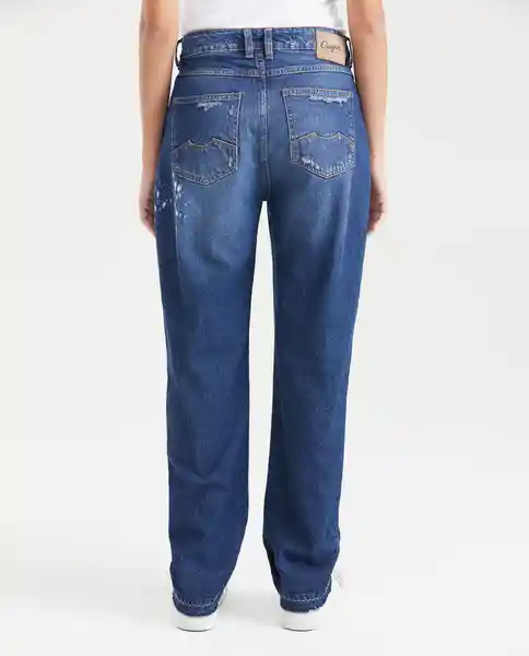 Jean Medium Rise- Boy Azul Clásico Oscuro 6 Chevignon